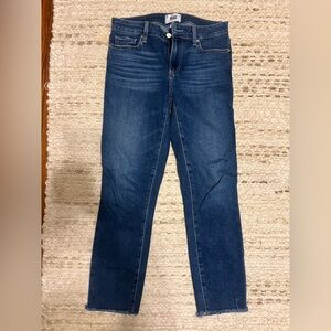 Paige jeans straight leg crop skinny